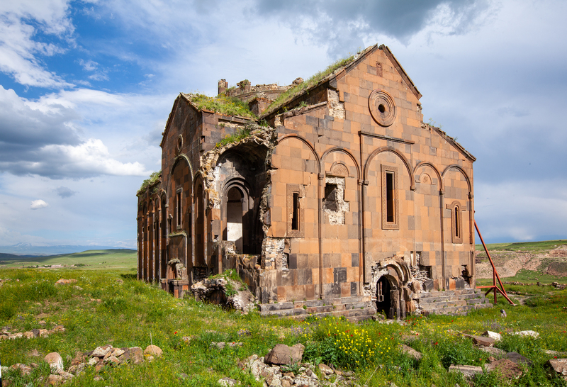 Vedat Akçayöz, the President of Kars Culture and Art Association, has worked extensively to preserve and promote the multiethnic and multi-religious heritage of the city and the region. His books and photo albums, documentary films, and exhibitions range in thematic scope from the Armenian to the Molokan historical presence and enduring legacies in Kars. Akçayöz’s works on the ruins of Ani include the books <em>New Discoveries in Ani</em> (2017) and <em>The Mysterious Face of Ani</em> (2017). He played an instrumental role in the process of designating Ani as a UNESCO World Heritage Site and served in the Ani Archaeological Site Advisory Board of the Ministry of Culture and Tourism of the Republic of Turkey. Here, we present a selection from his work on Ani frescoes from the Cathedral and the Church of the Holy Savior. In this project, Akçayöz was able to reveal many previously unknown scenes and details, invisible to the naked eye.