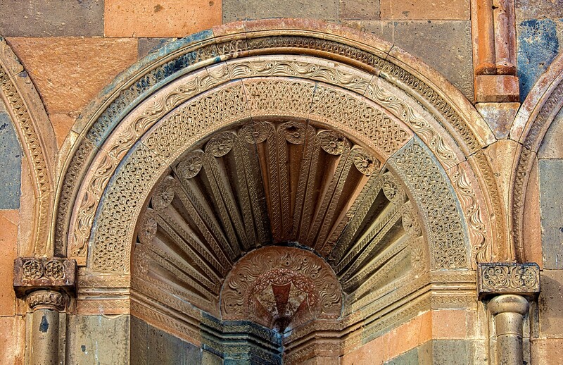 Ani Cathedral, exterior detail, 2018, photographed by Vedat Akçayöz.
